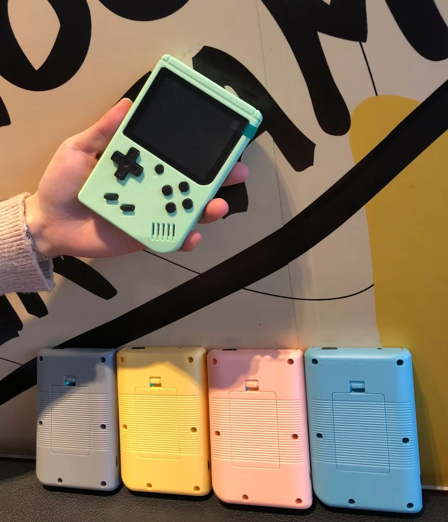 Retro Handheld Gaming Console with 400 Built-In Games, 2.4-Inch IPS Screen, and Rechargeable Battery