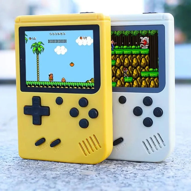 Retro Handheld Gaming Console with 400 Built-In Games, 2.4-Inch IPS Screen, and Rechargeable Battery