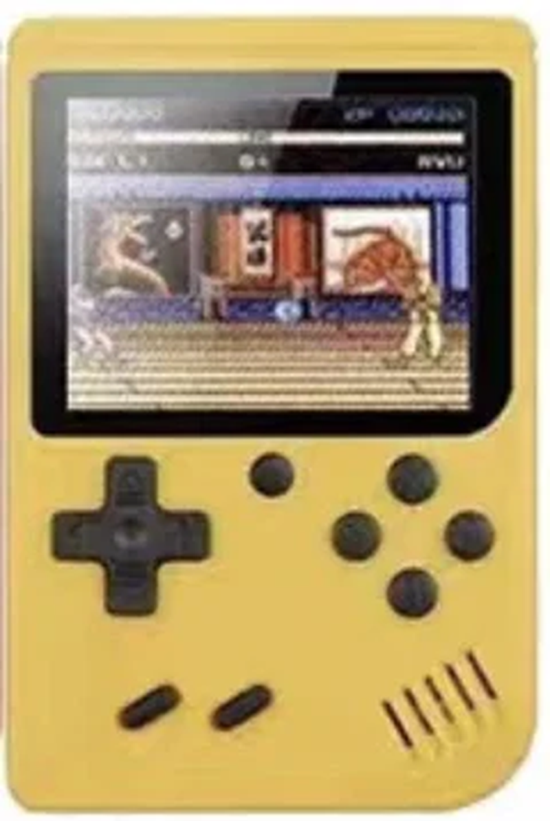 Retro Handheld Gaming Console with 400 Built-In Games, 2.4-Inch IPS Screen, and Rechargeable Battery