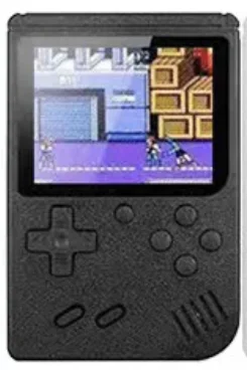 Retro Handheld Gaming Console with 400 Built-In Games, 2.4-Inch IPS Screen, and Rechargeable Battery